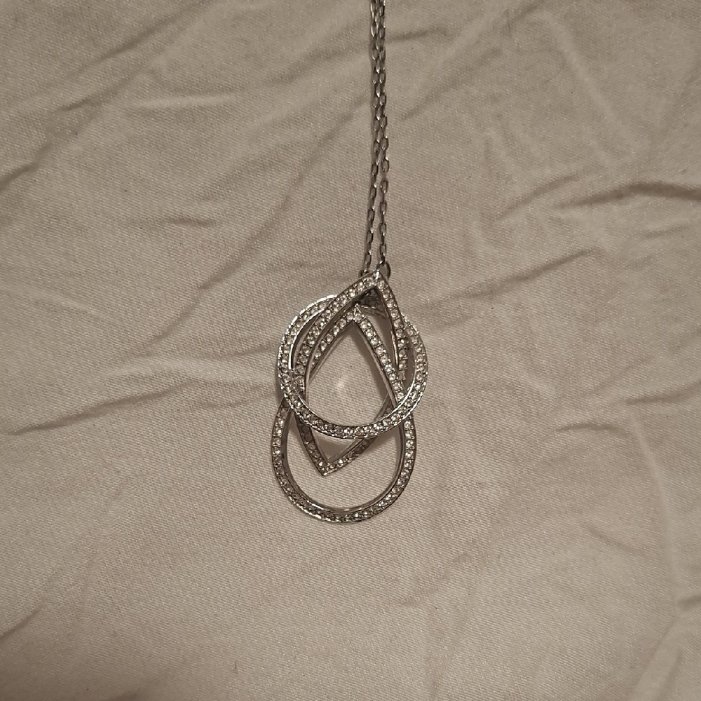 Swarovski Elegant Silver Pendant Necklace